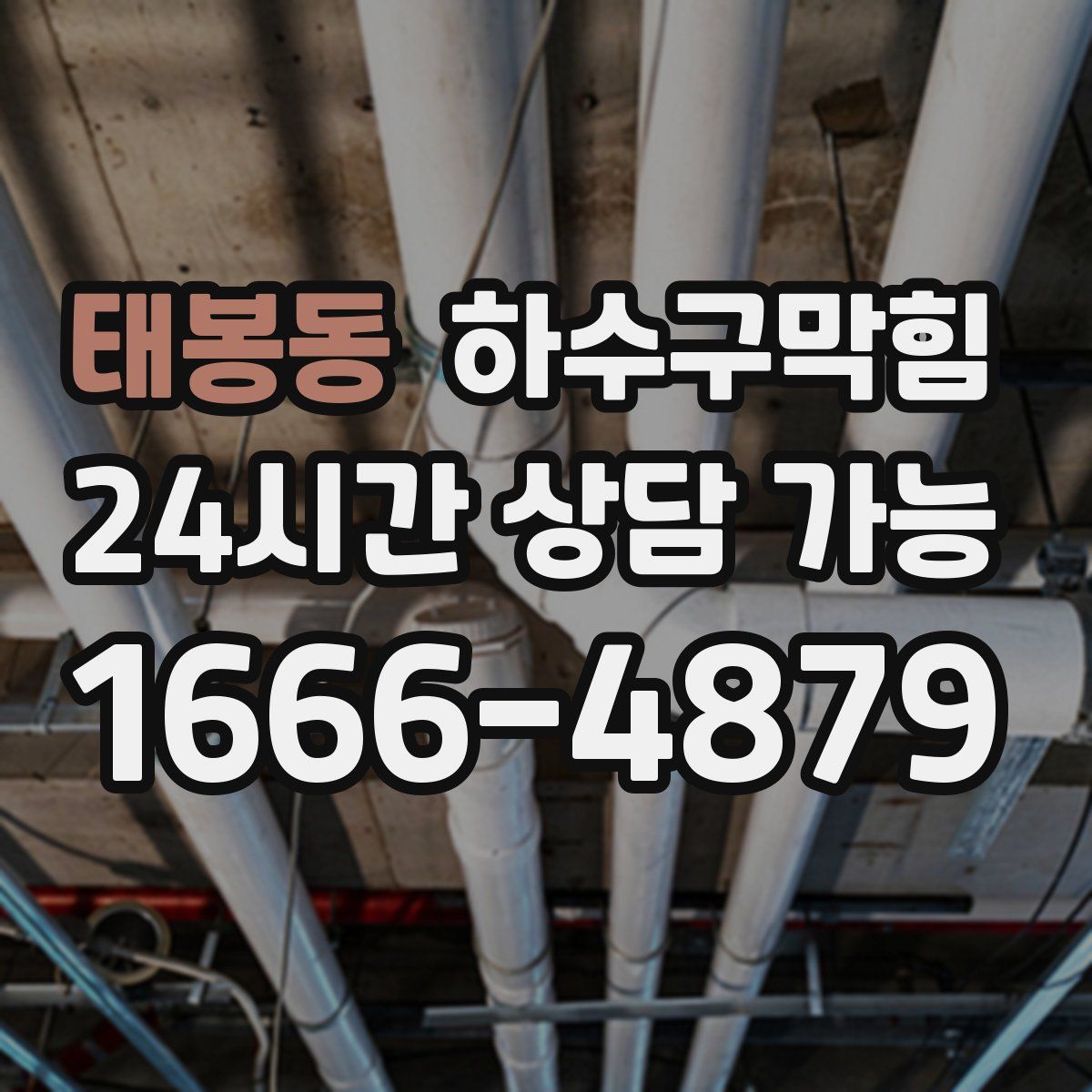 태봉동 하수구막힘