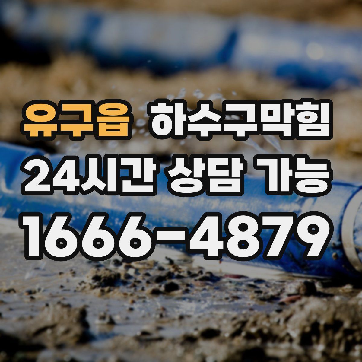 유구읍 하수구막힘