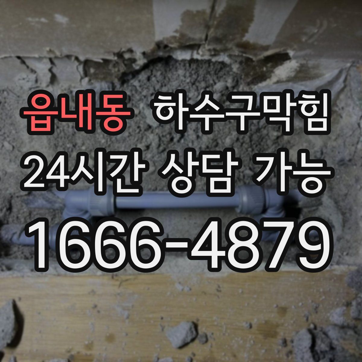 읍내동 하수구막힘