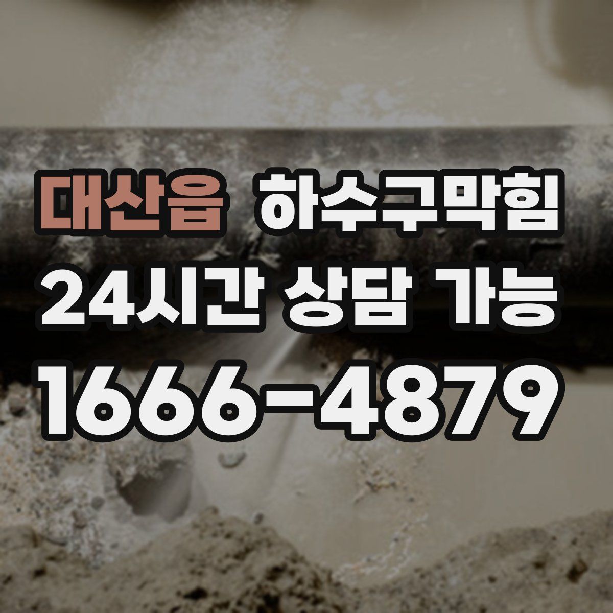 대산읍 하수구막힘