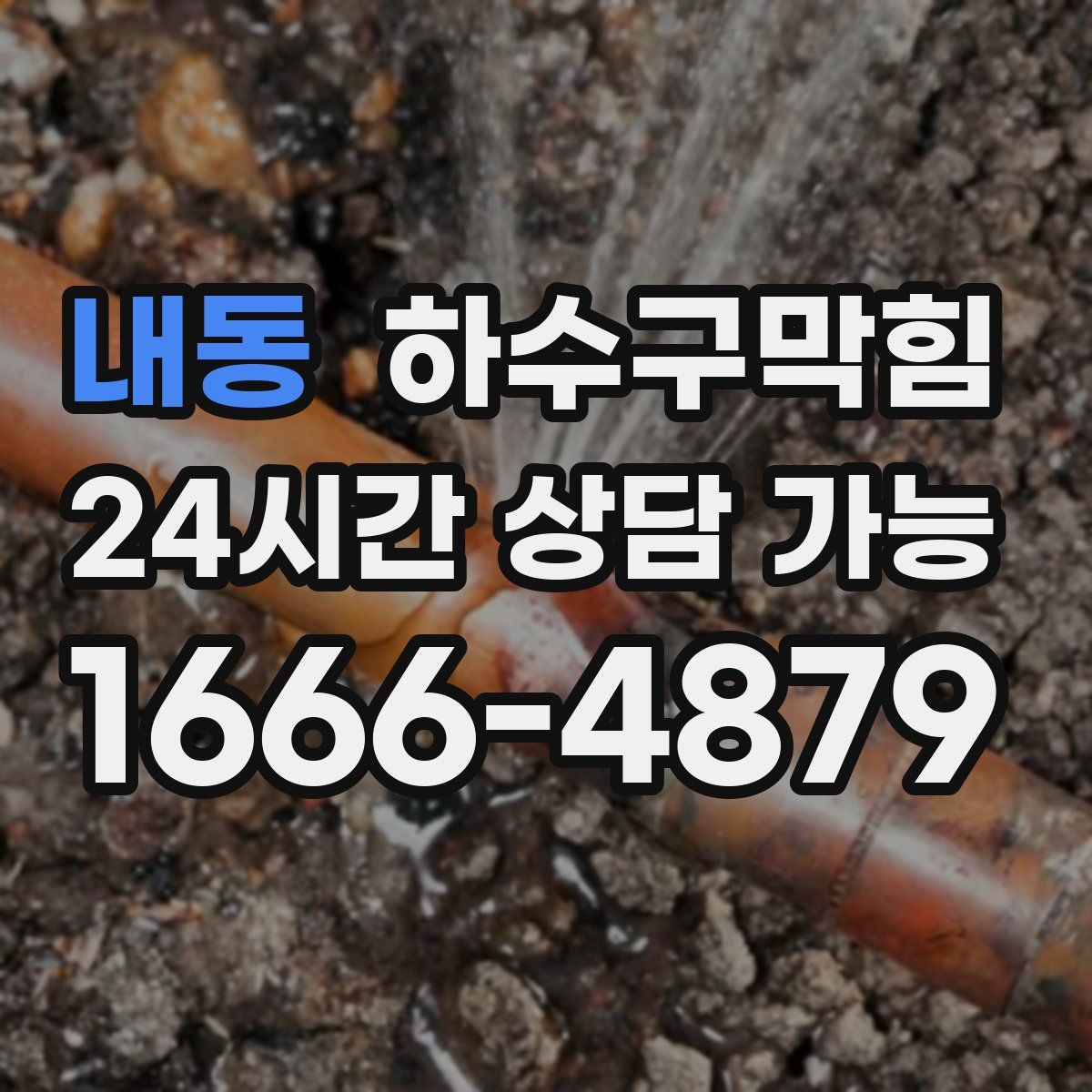 내동 하수구막힘