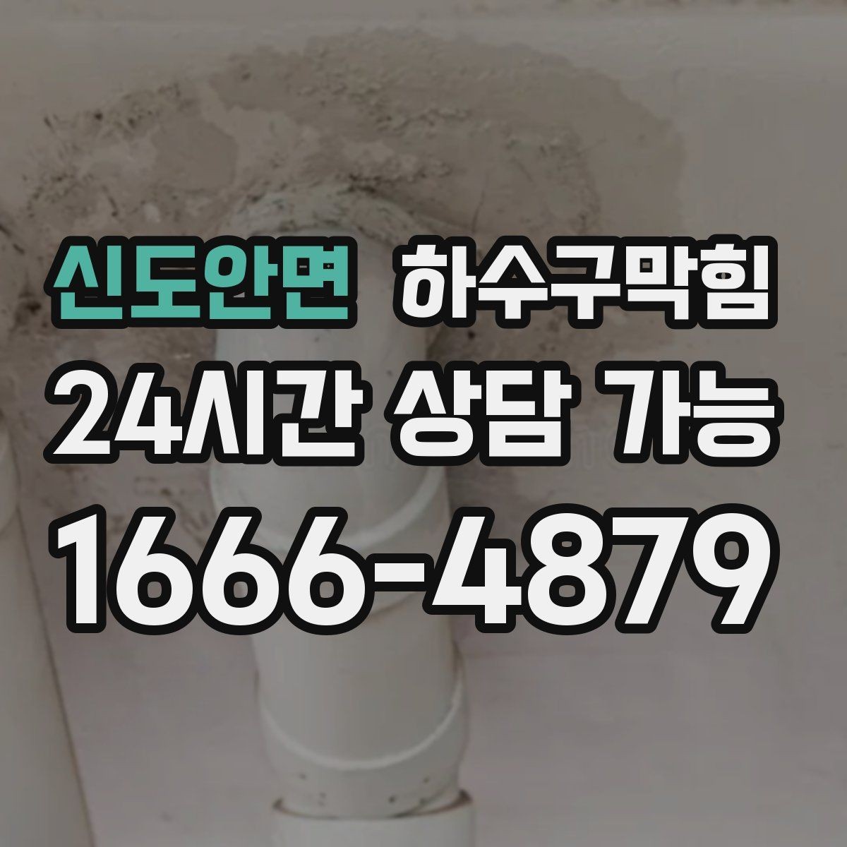 신도안면 하수구막힘 세대 라인 공용 라인 구분 진단