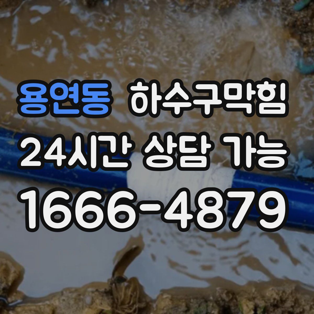 용연동 하수구막힘