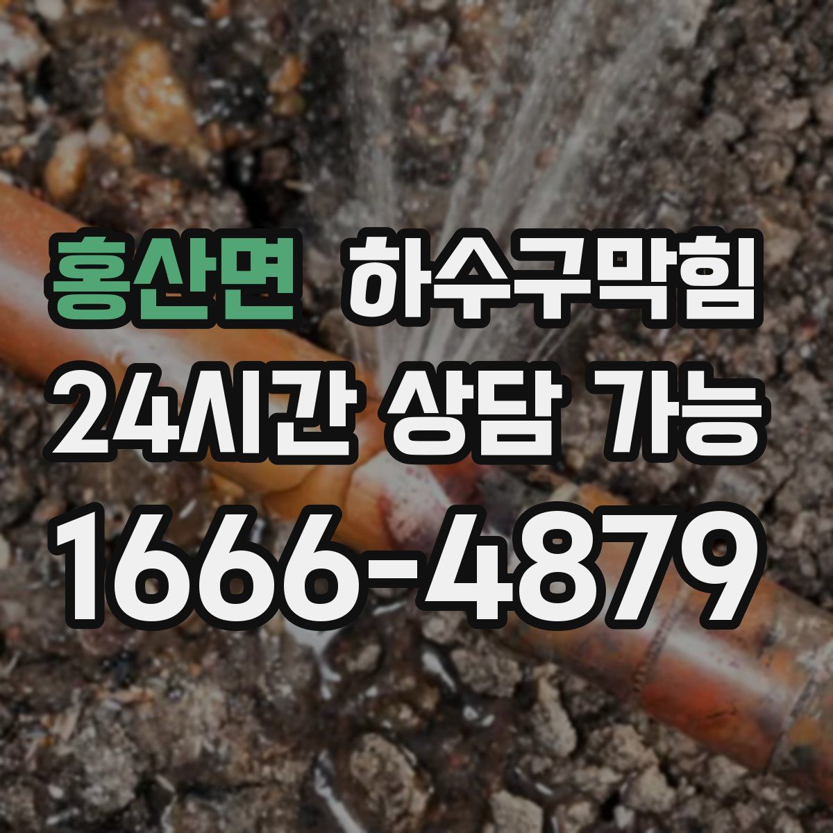 홍산면 하수구막힘