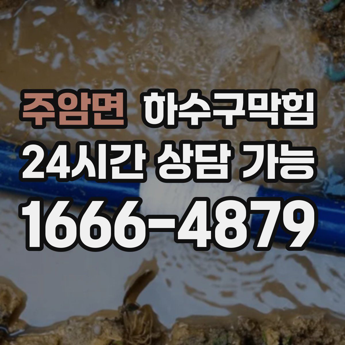 주암면 하수구막힘