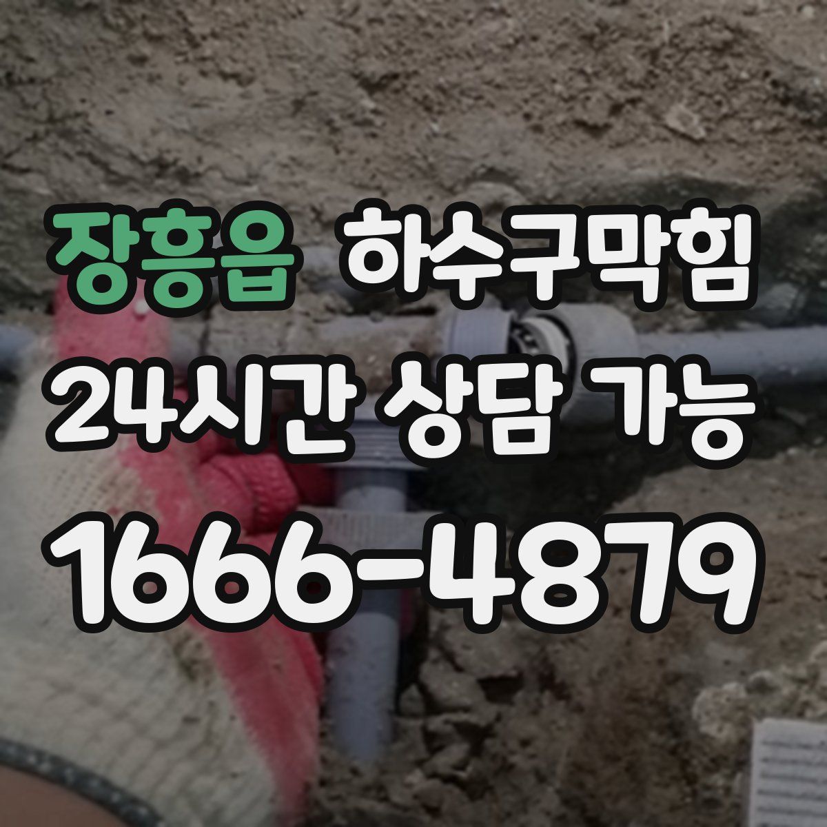 장흥읍 하수구막힘