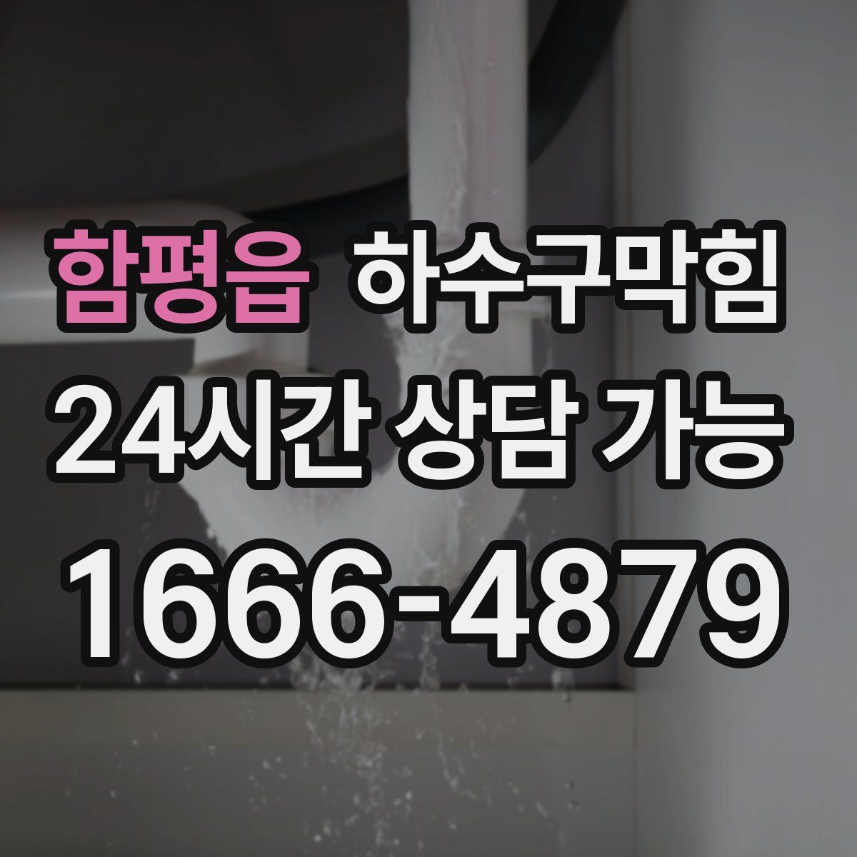 함평읍 하수구막힘