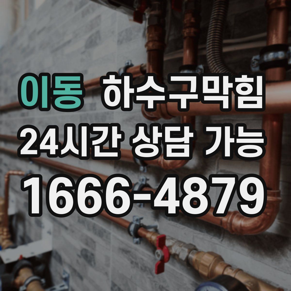 이동 하수구막힘