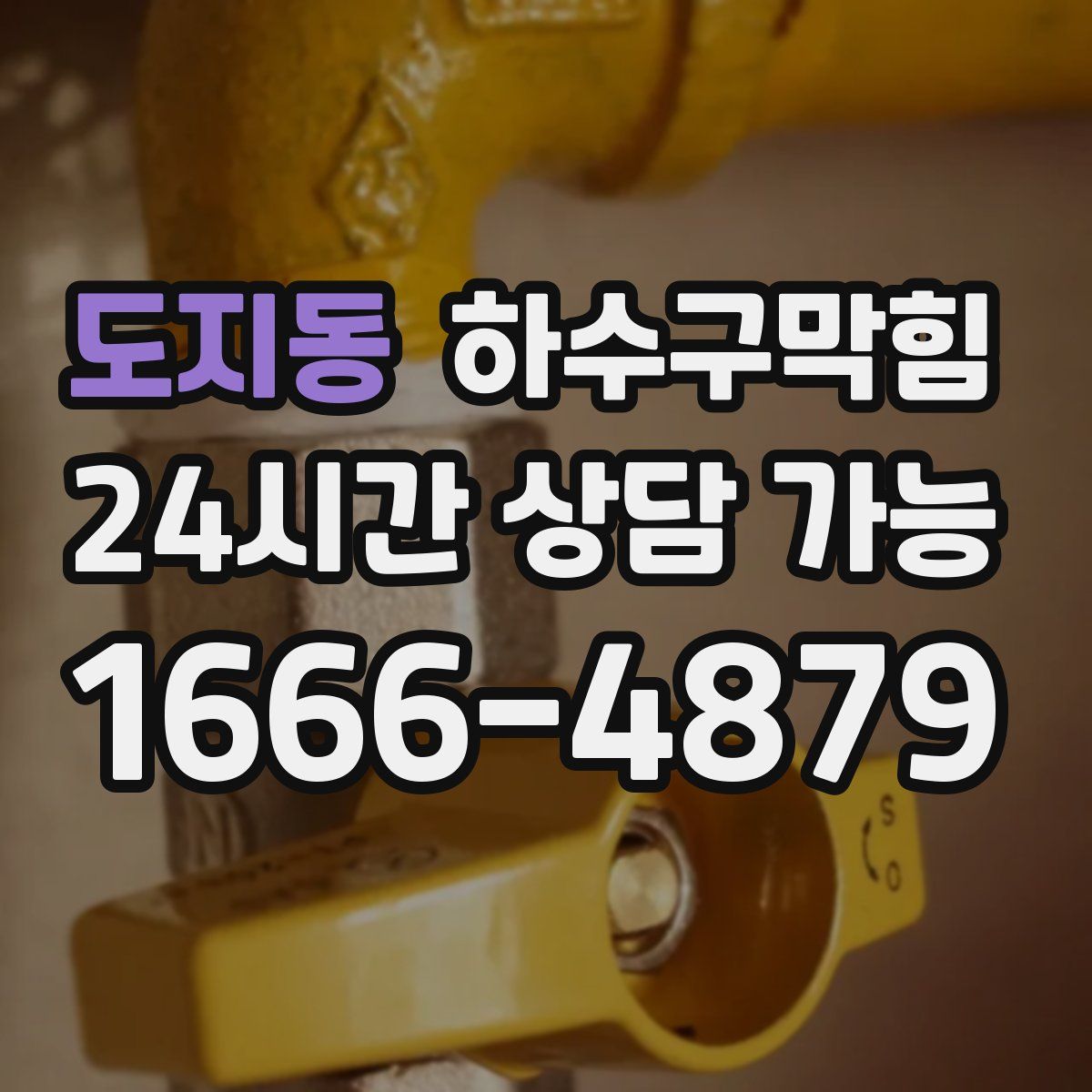 도지동 하수구막힘