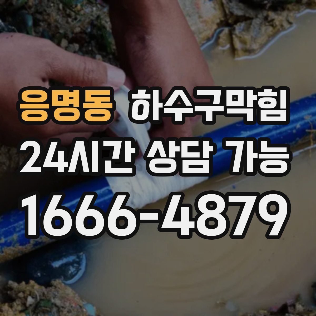 응명동 하수구막힘