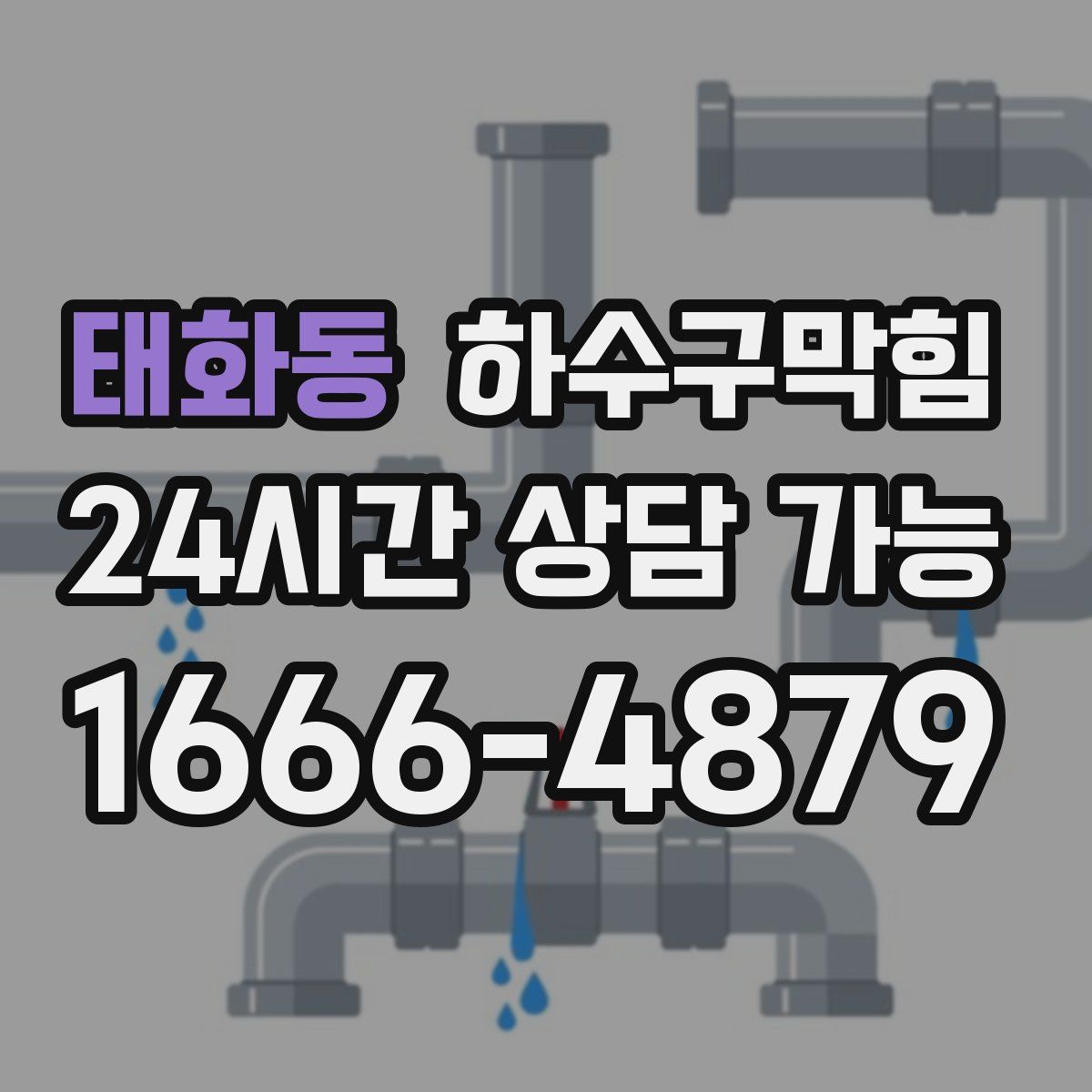 태화동 하수구막힘