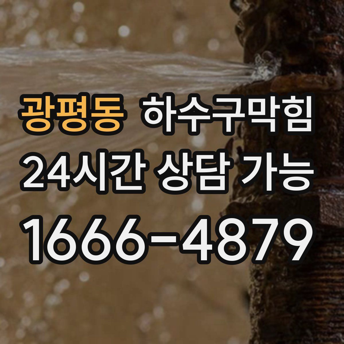 광평동 하수구막힘