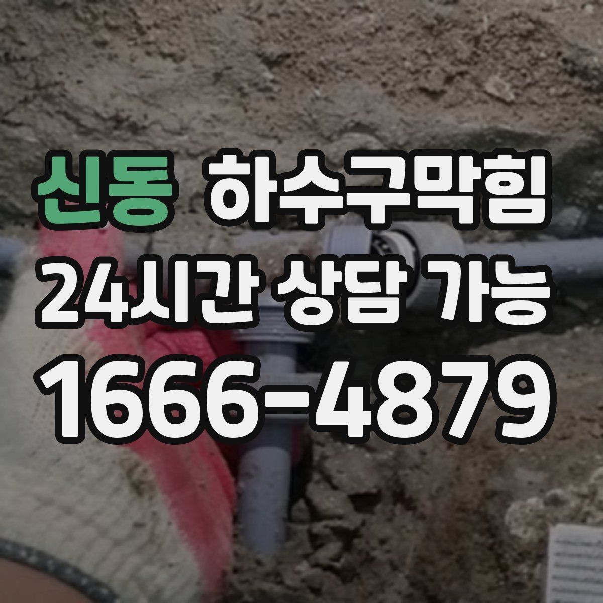신동 하수구막힘 카페 화장실역류가 안내문을 불렀던 사연
