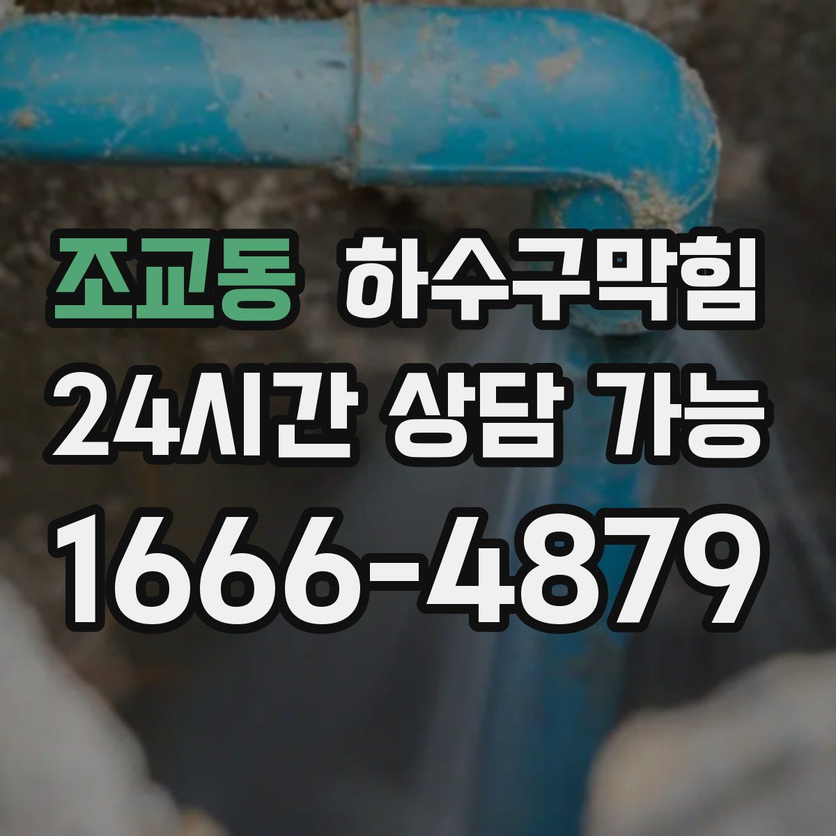 조교동 하수구막힘