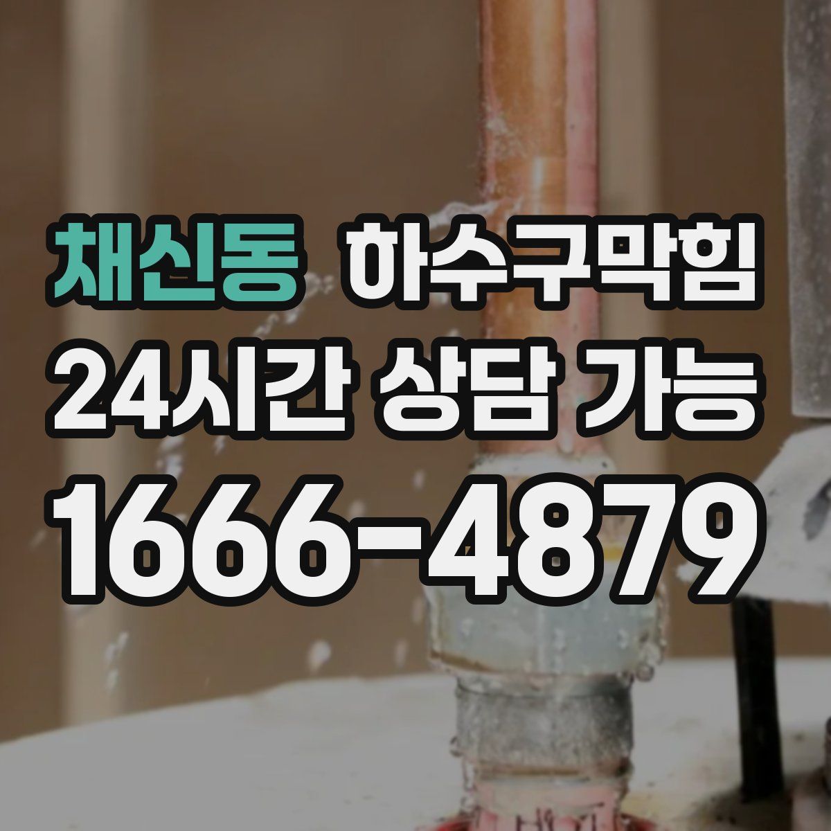 채신동 하수구막힘