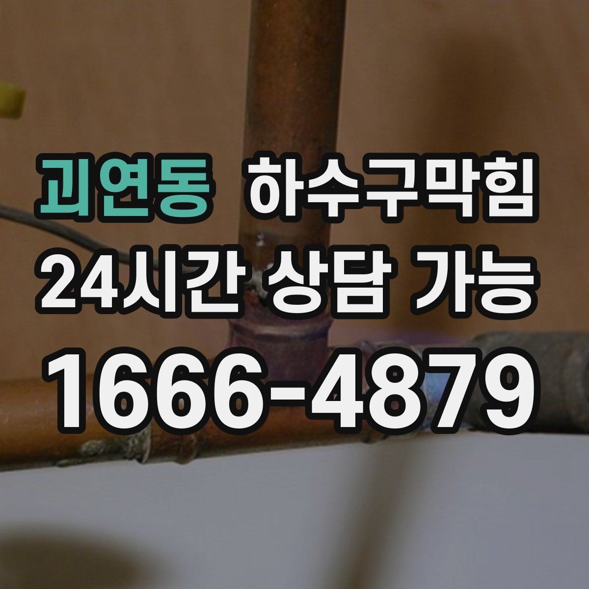 괴연동 하수구막힘 주차권 정산기 앞 공기의 변주