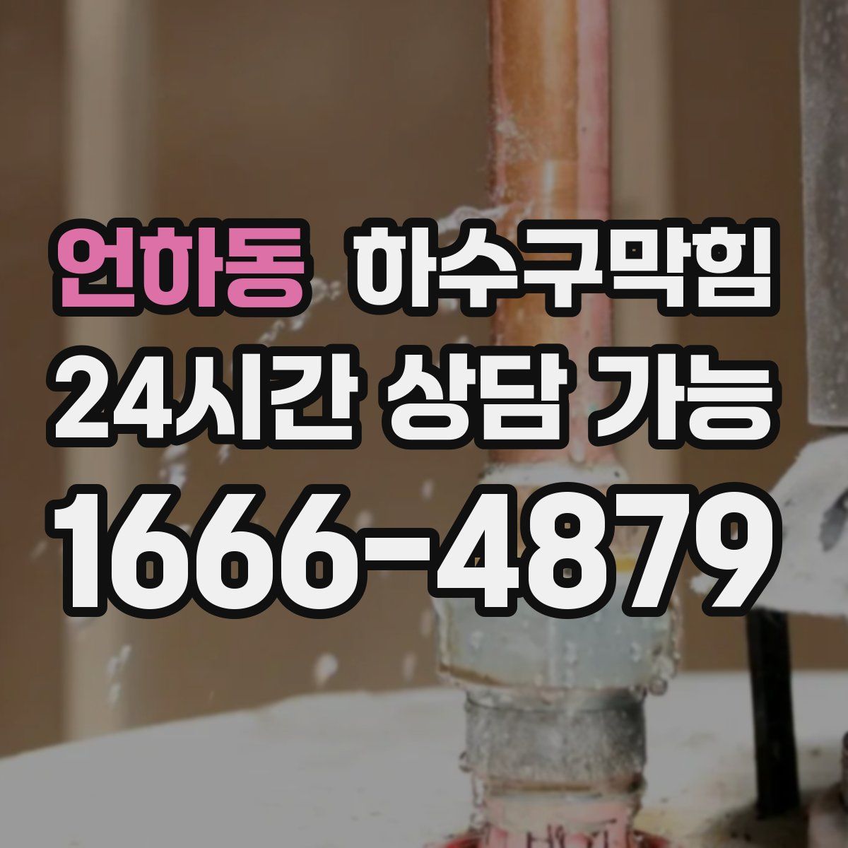 언하동 하수구막힘