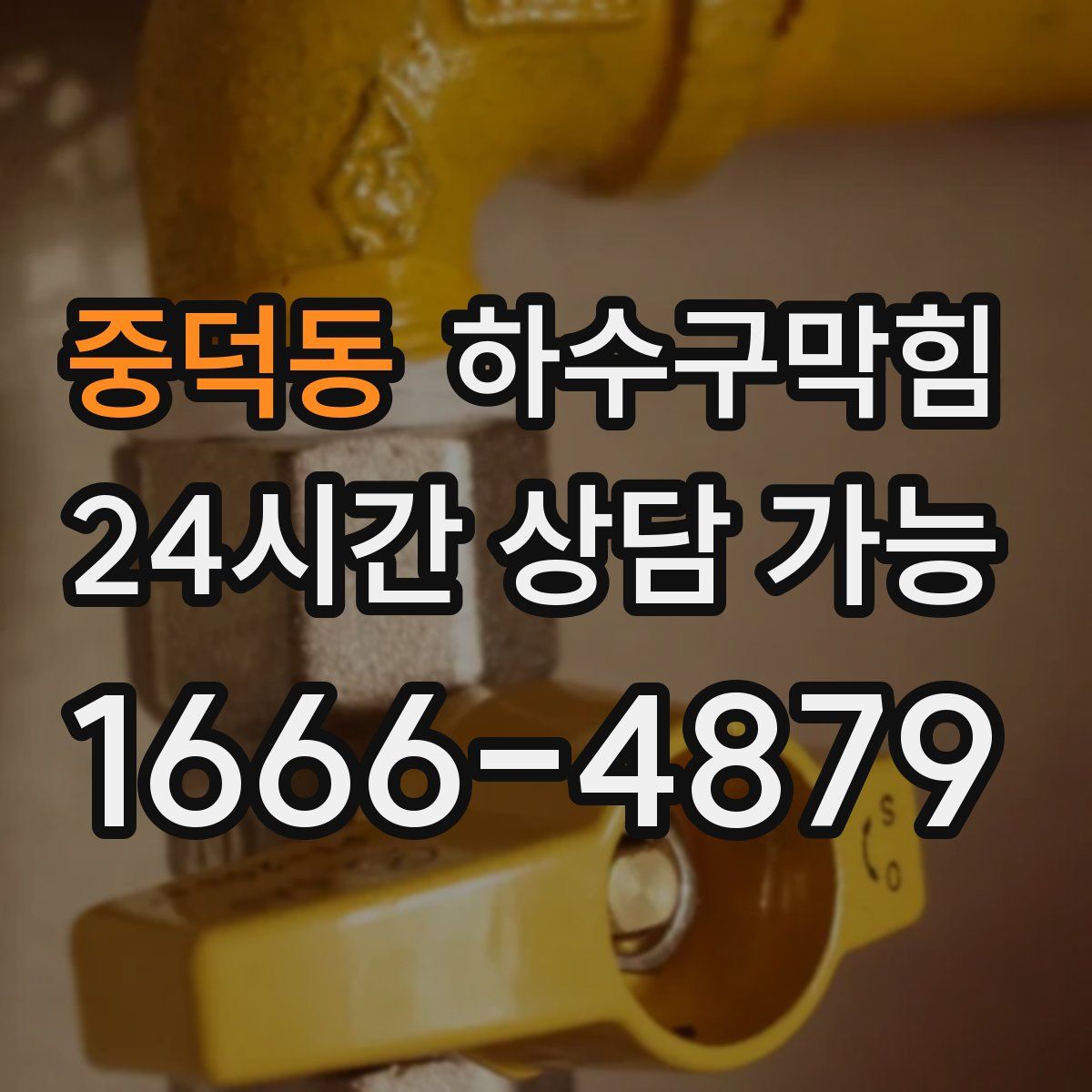 중덕동 하수구막힘