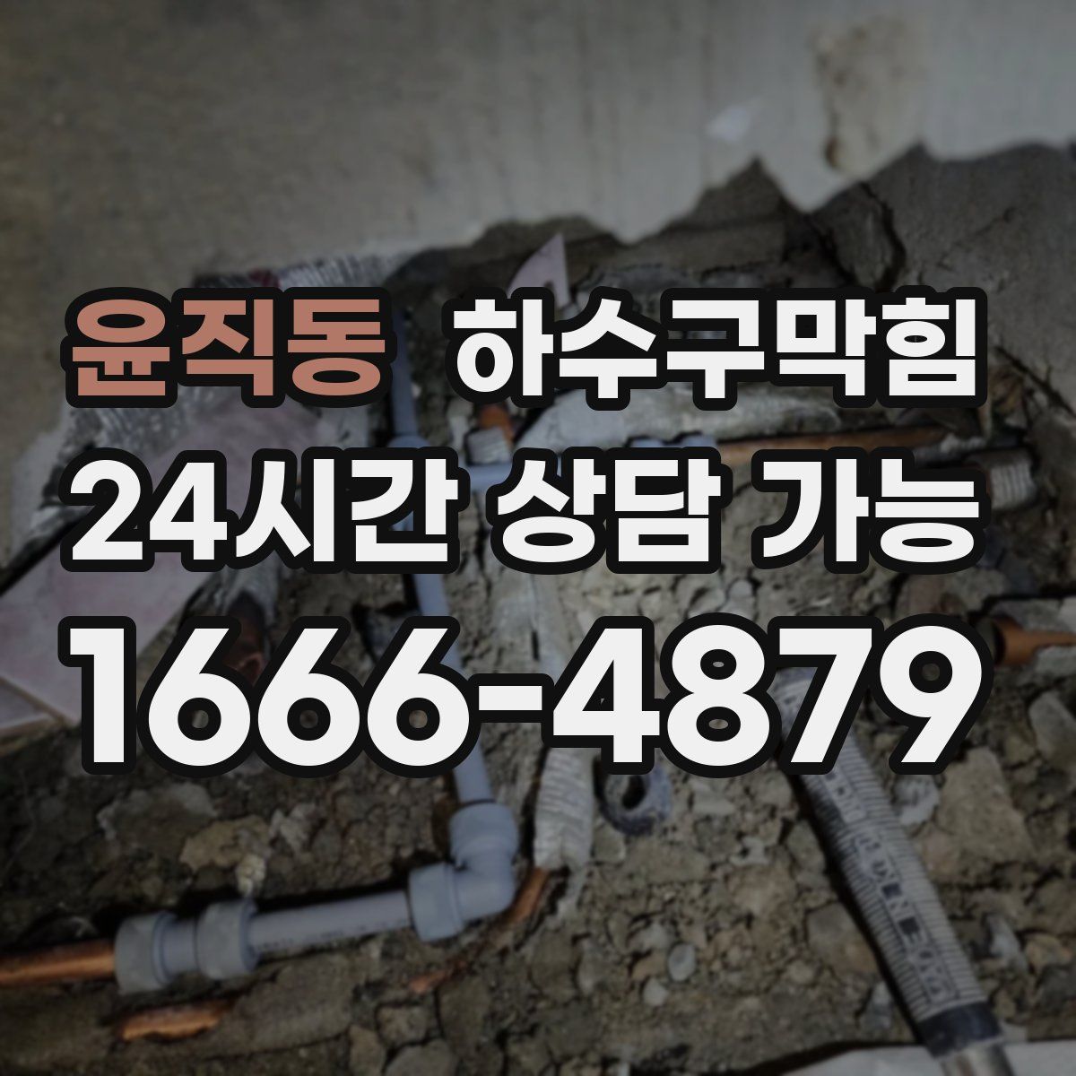 윤직동 하수구막힘