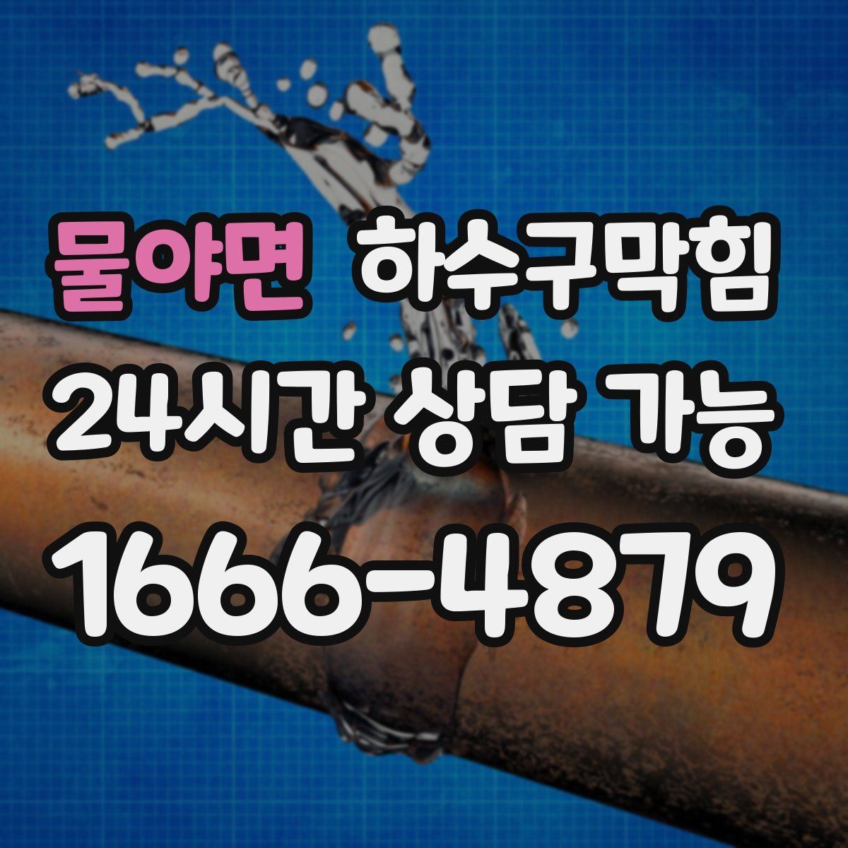 물야면 하수구막힘