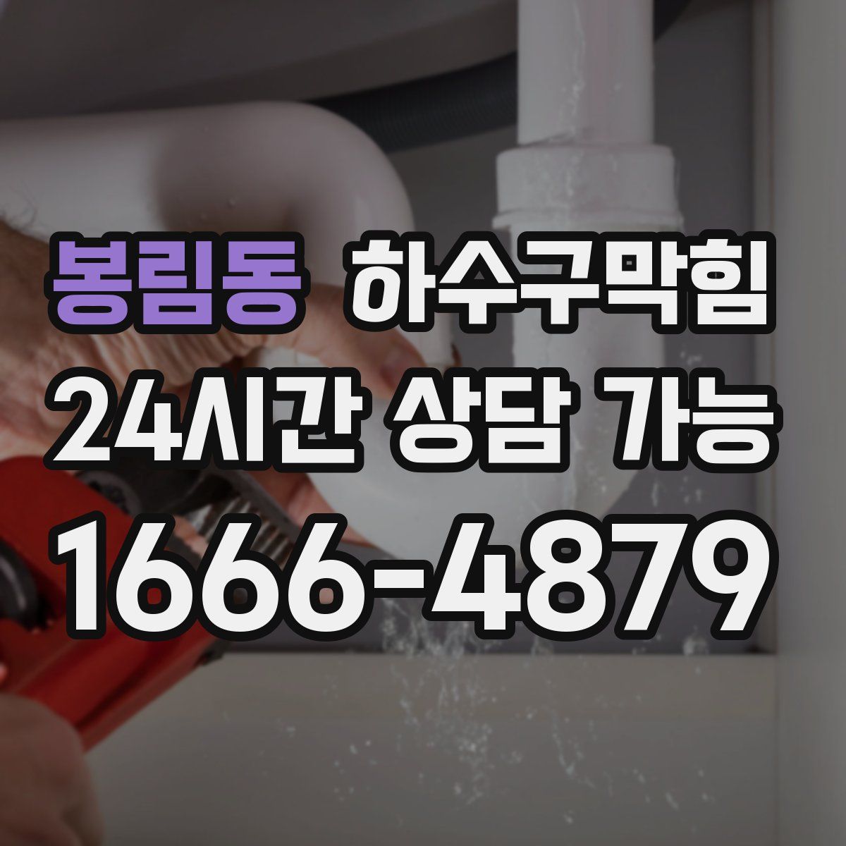 봉림동 하수구막힘