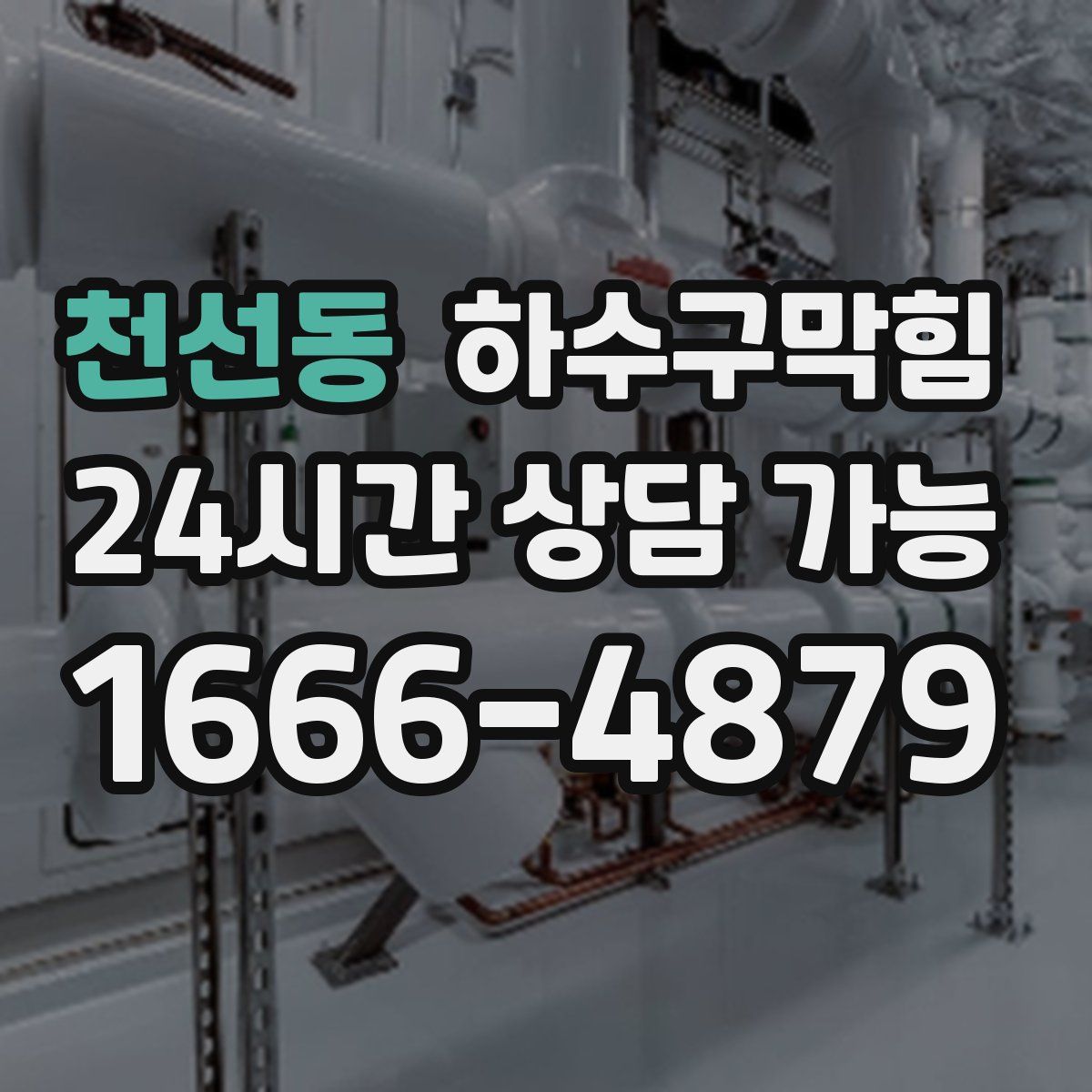 천선동 하수구막힘
