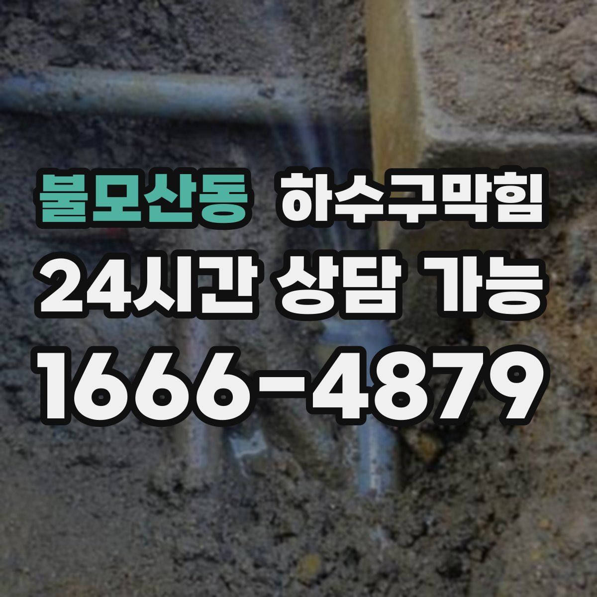 불모산동 하수구막힘