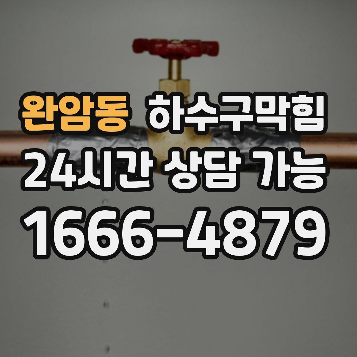 완암동 하수구막힘 아파트 하수구뚫기로 현관 공기가 바뀐 날