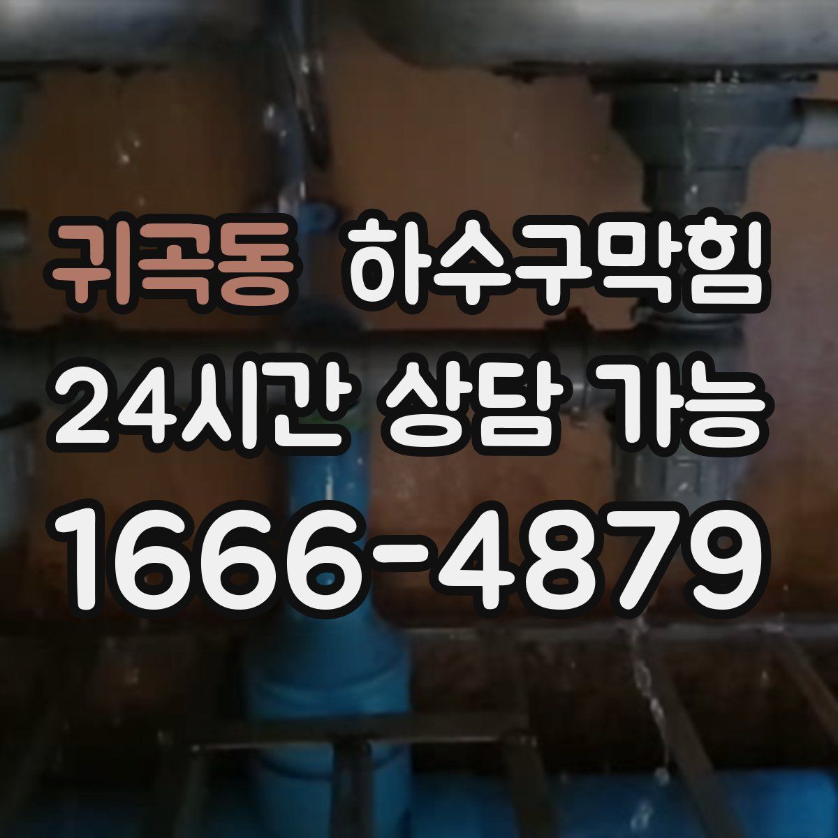 귀곡동 하수구막힘