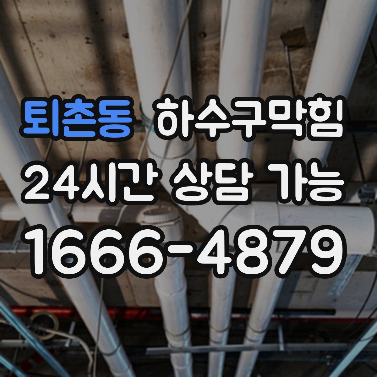 퇴촌동 하수구막힘 아침 배송 박스가 젖어 있던 초인종