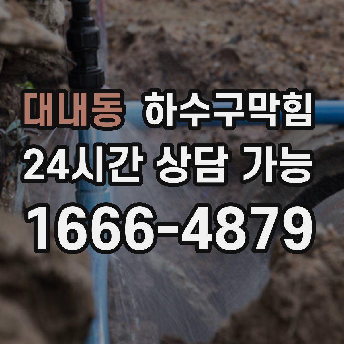 대내동 하수구막힘