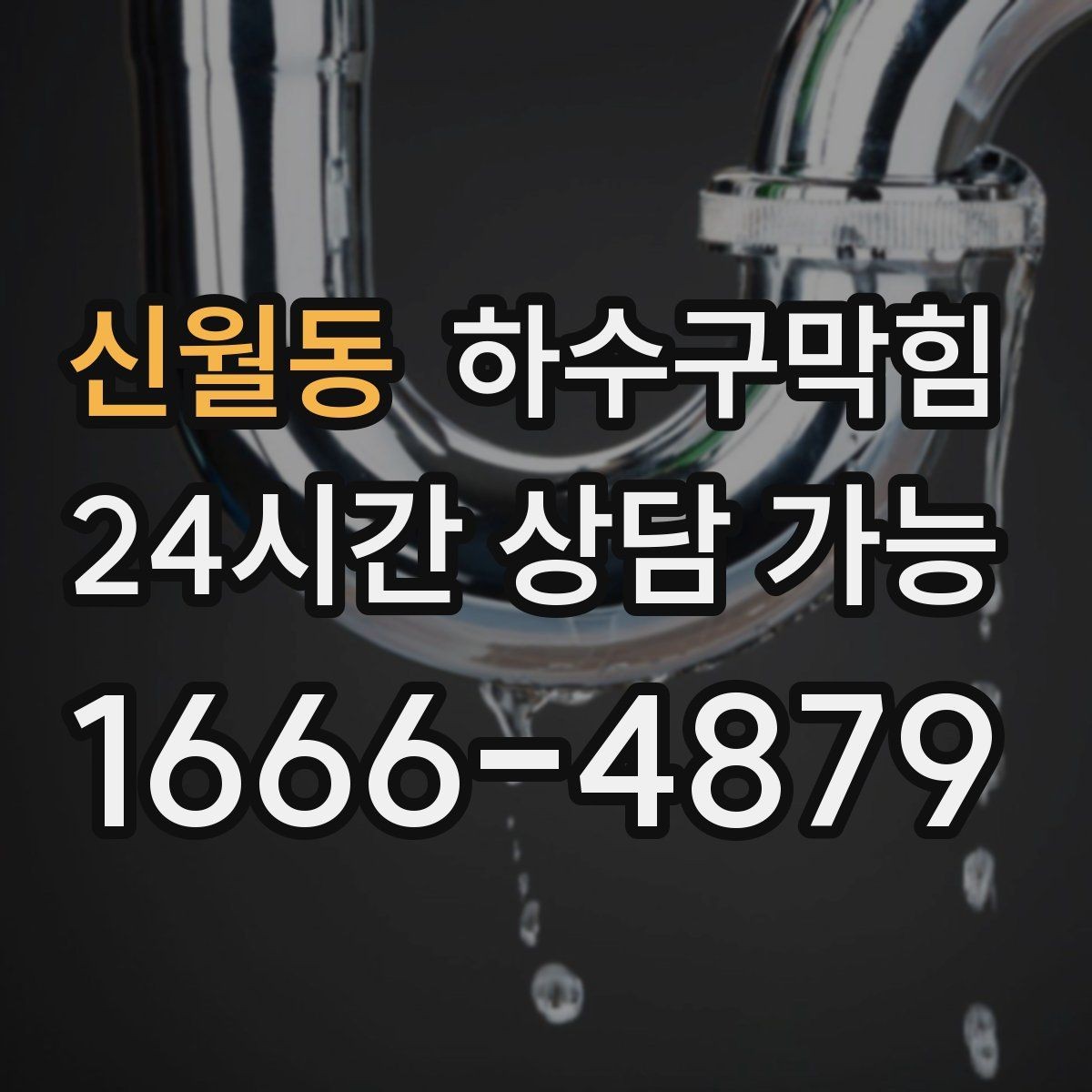 신월동 하수구막힘 냄새가 거슬려 창가 자리가 비던 날
