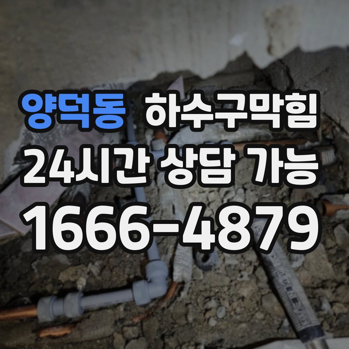 양덕동 하수구막힘