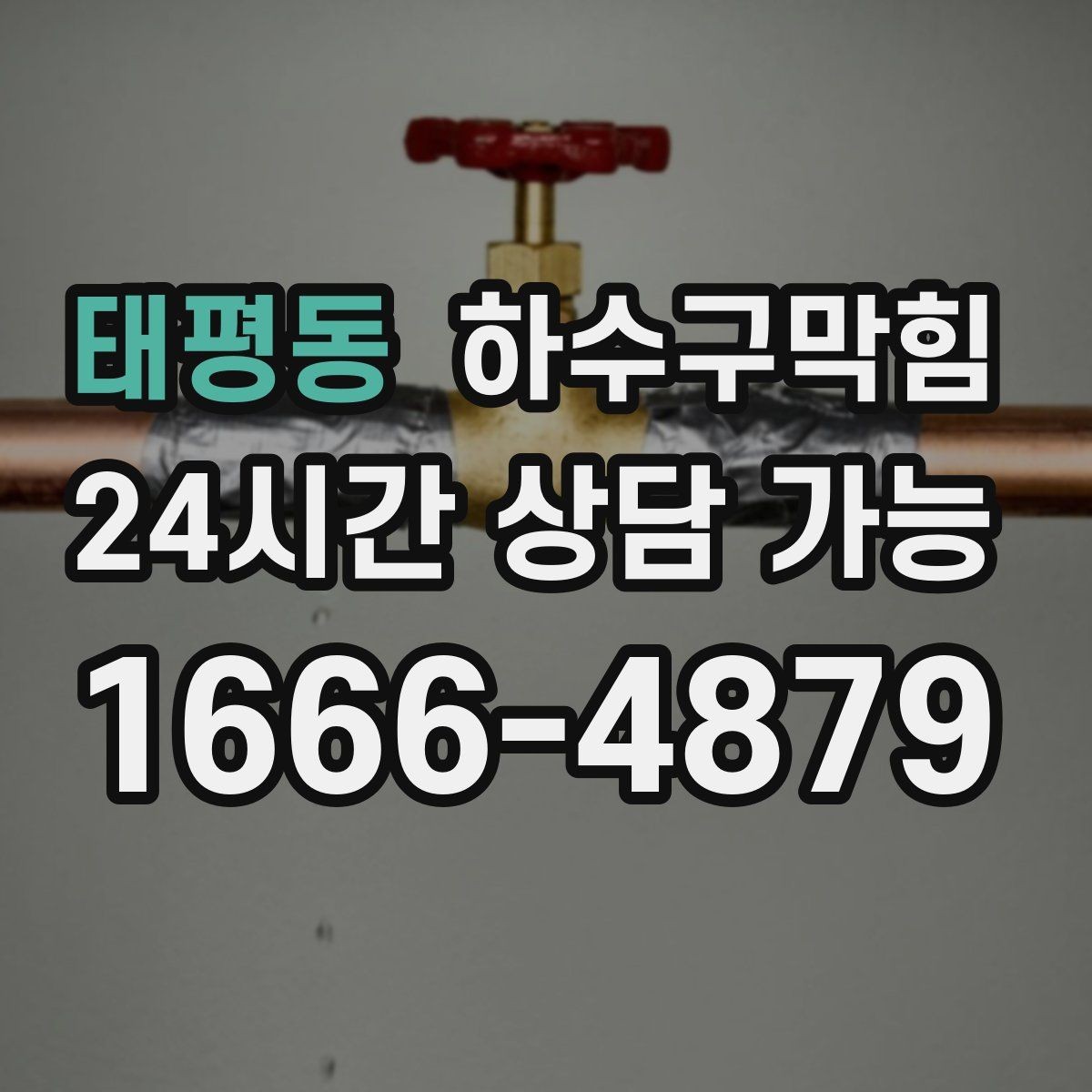 태평동 하수구막힘 지하 갤러리 액자 뒷면의 얇은 물결