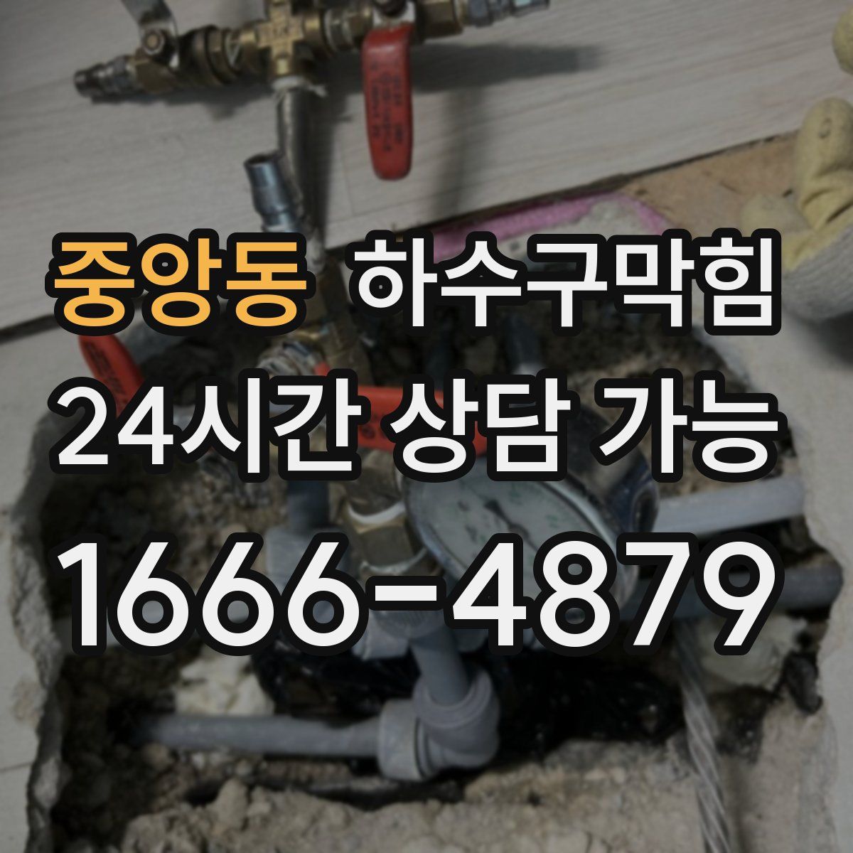 중앙동 하수구막힘