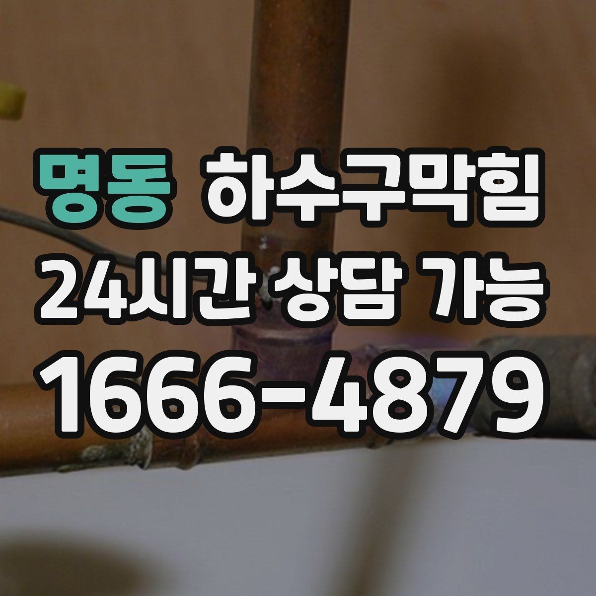 명동 하수구막힘 학교 급식실 배수 안정화