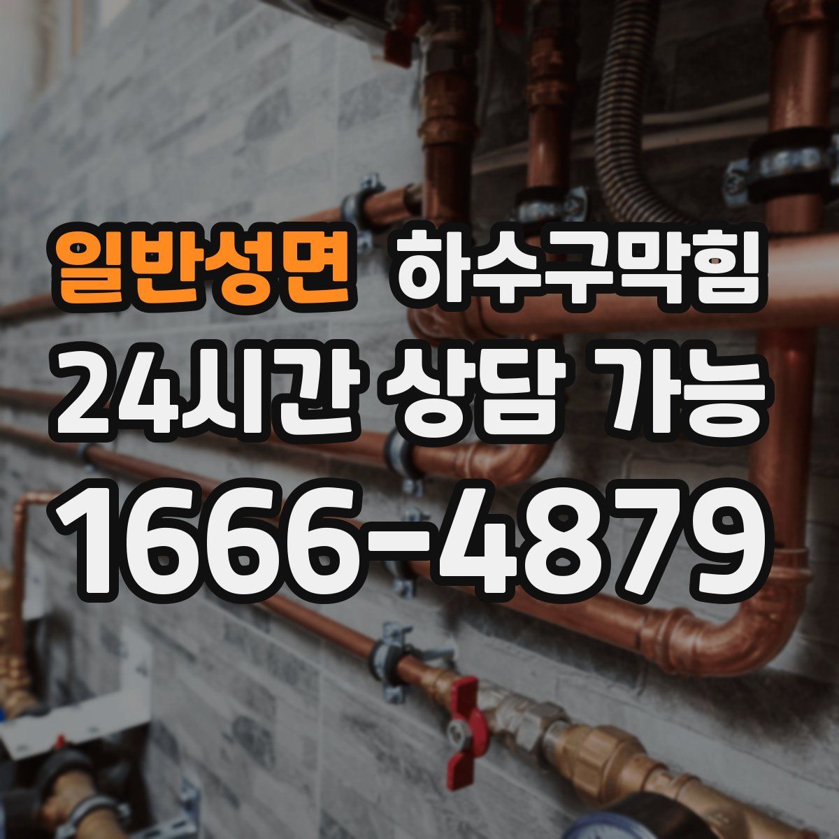 일반성면 하수구막힘