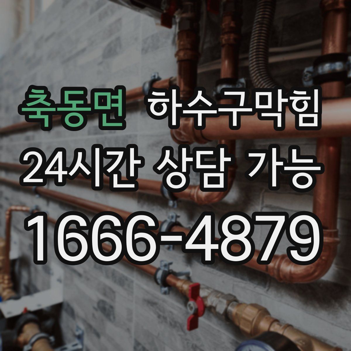 축동면 하수구막힘