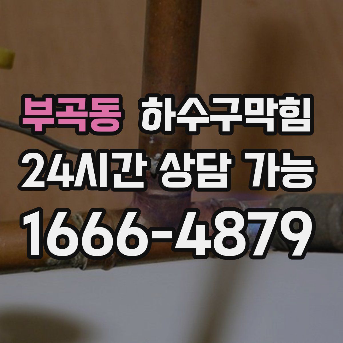 부곡동 하수구막힘