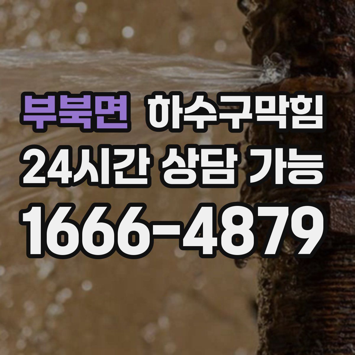 부북면 하수구막힘