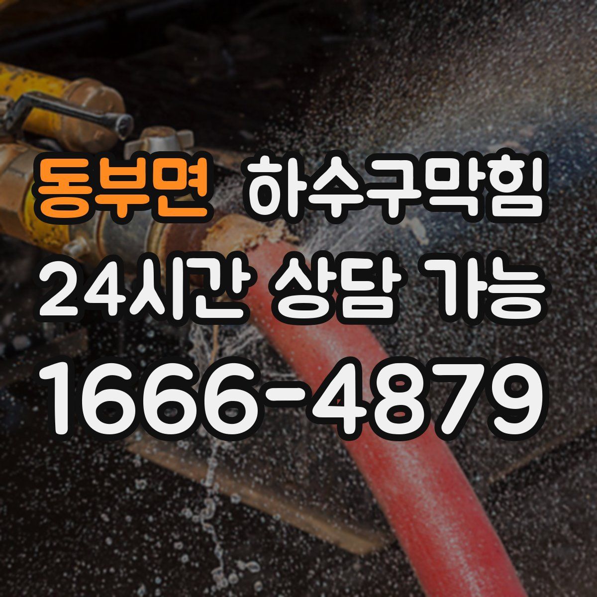 동부면 하수구막힘