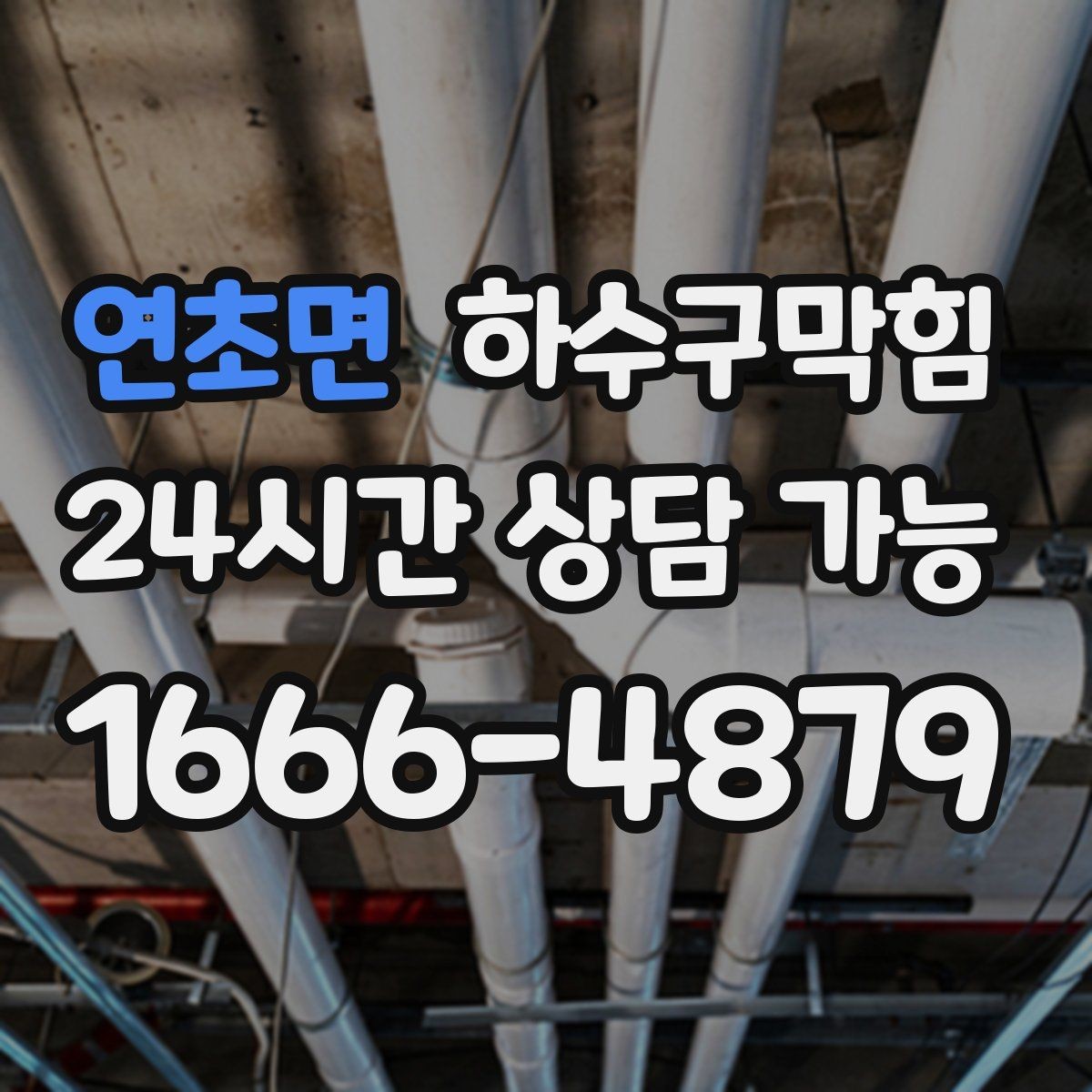 연초면 하수구막힘 전광판 아래 그늘에 몰린 냄새의 이유