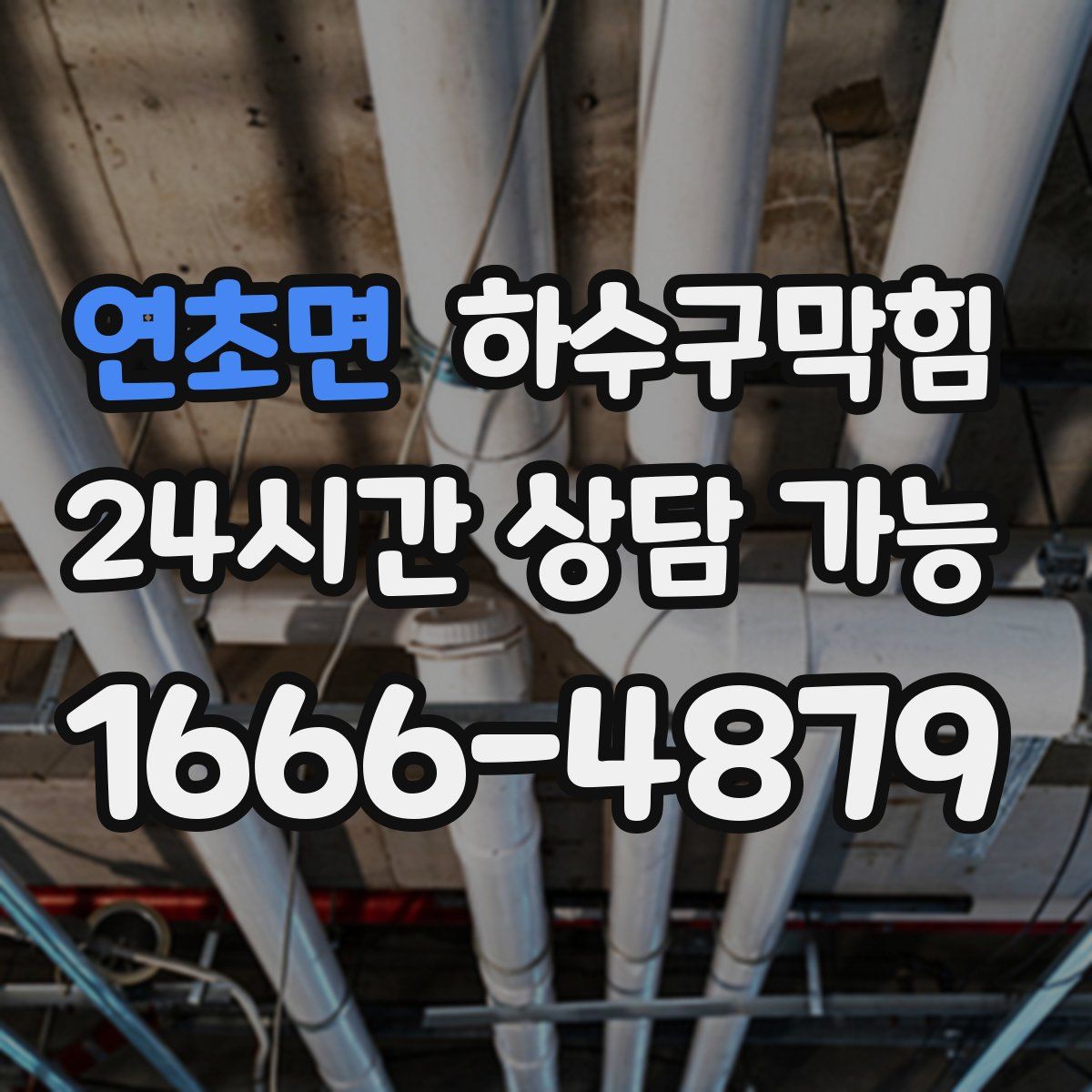 연초면 하수구막힘