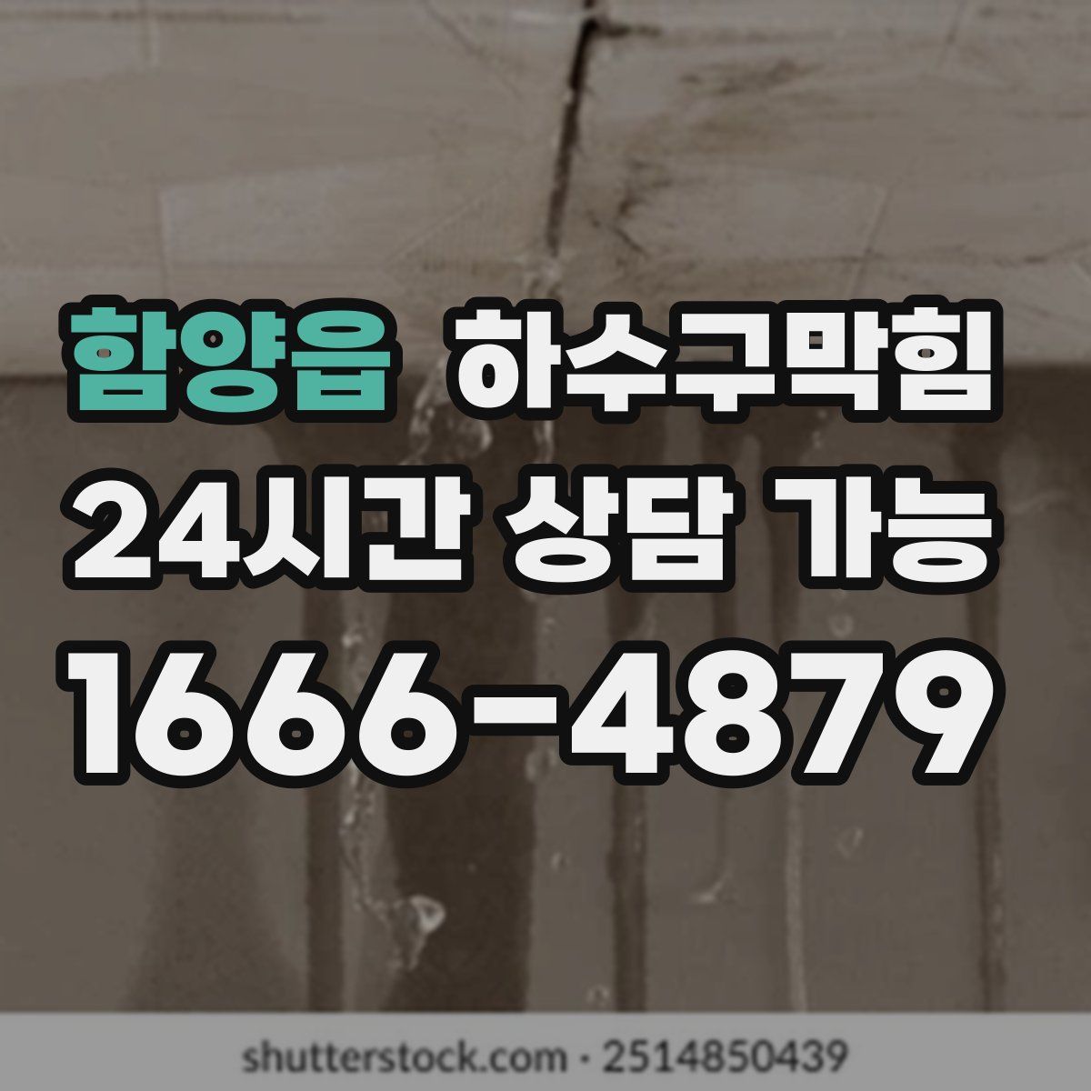 함양읍 하수구막힘