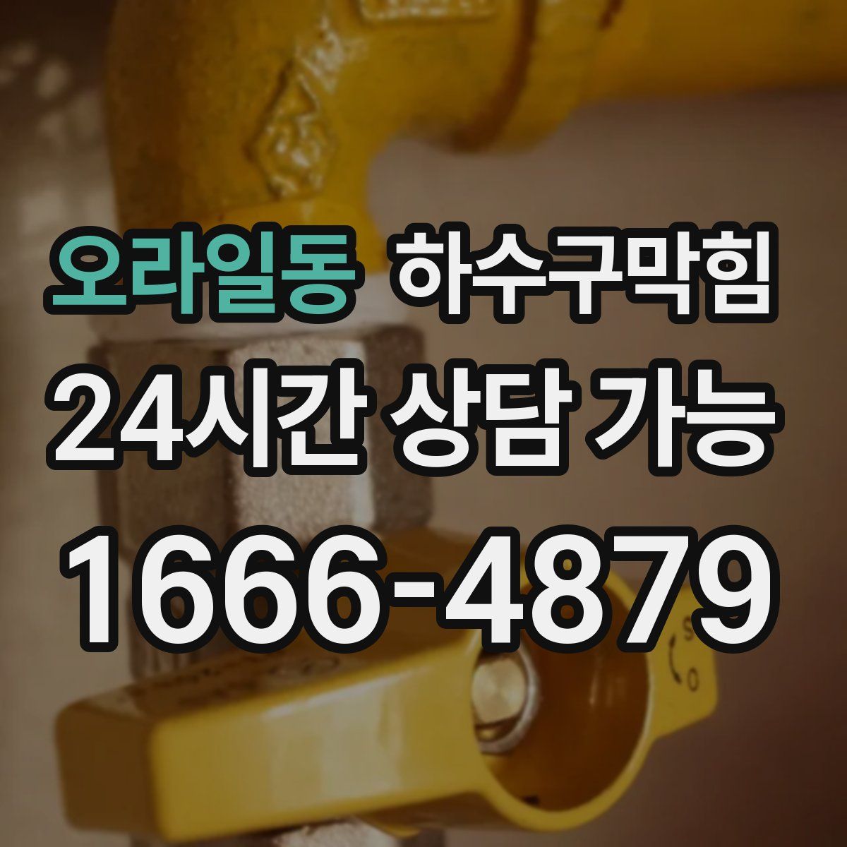 오라일동 하수구막힘