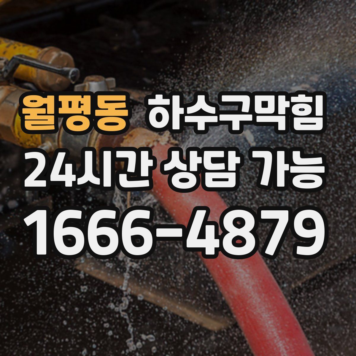 월평동 하수구막힘