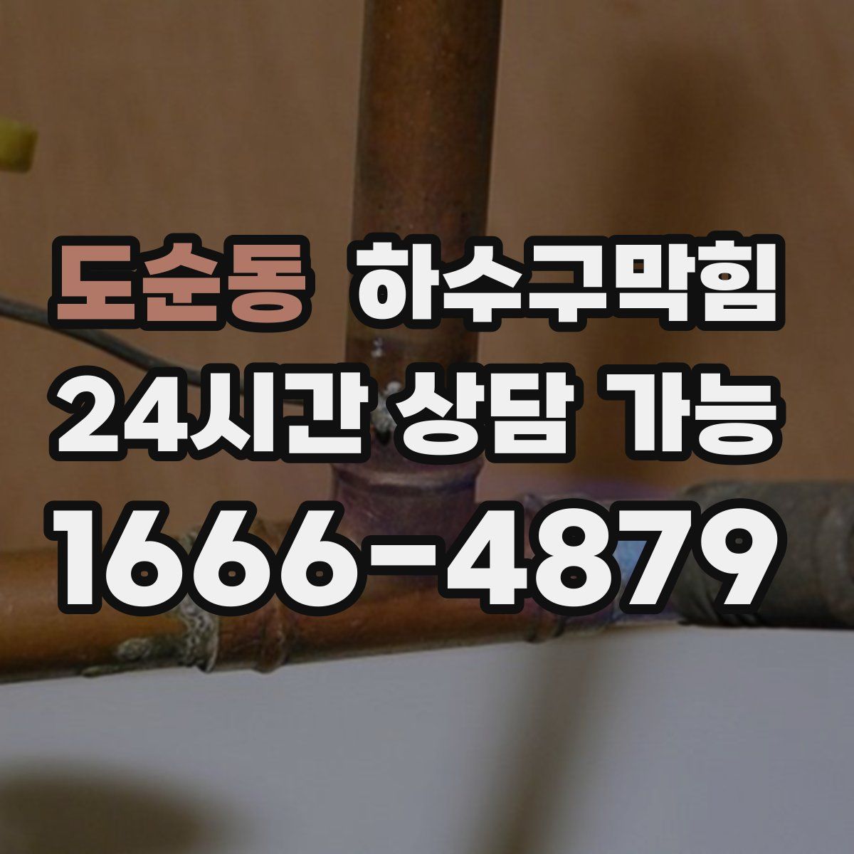 도순동 하수구막힘