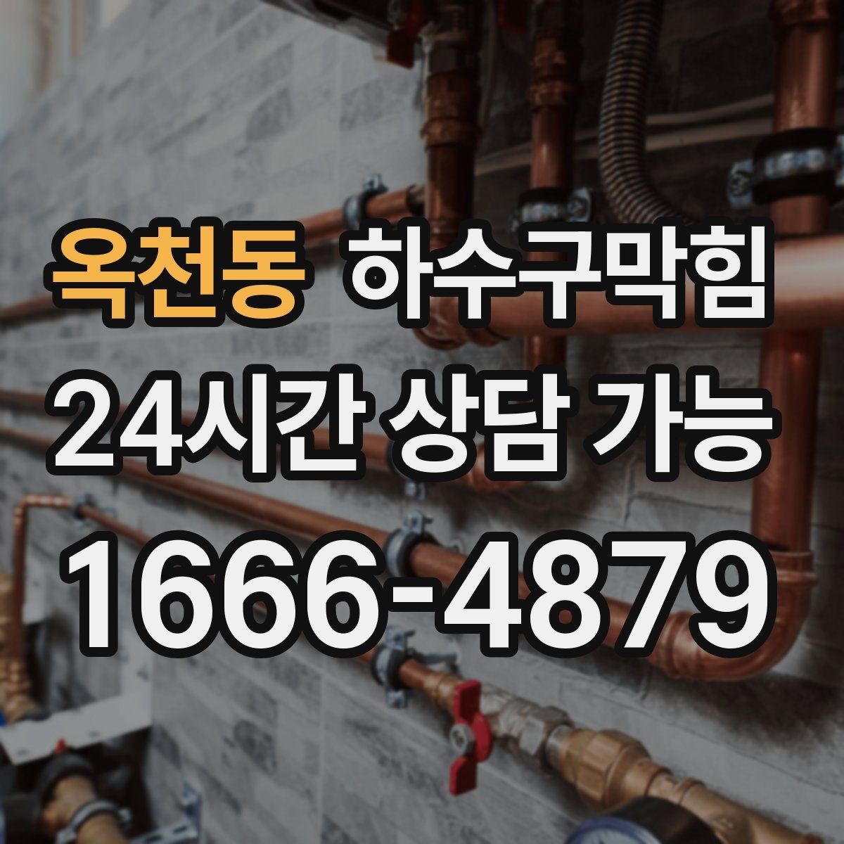 옥천동 하수구막힘