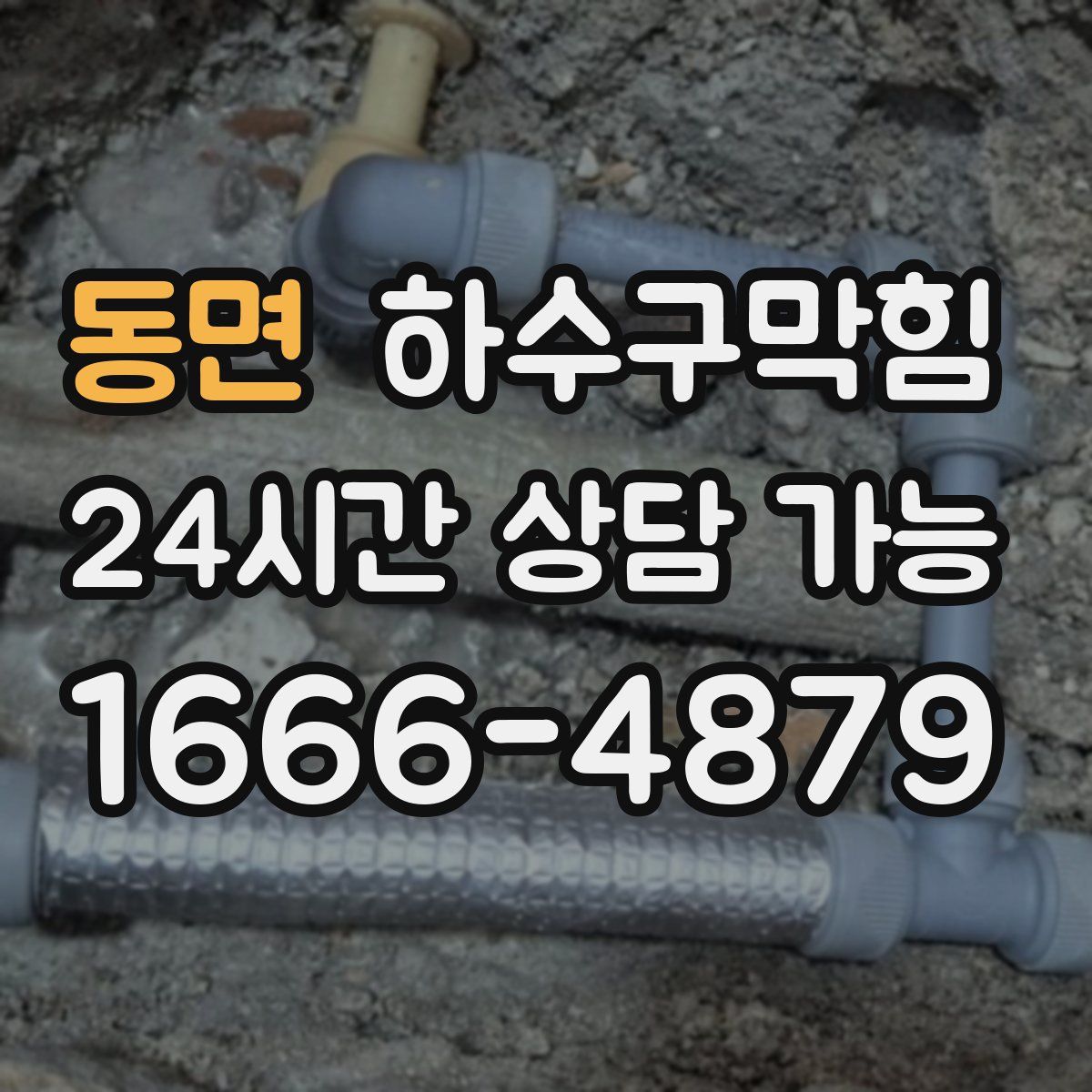 동면 하수구막힘