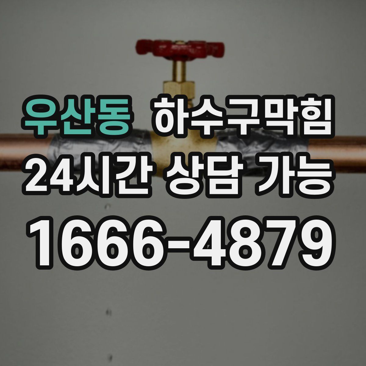 우산동 하수구막힘